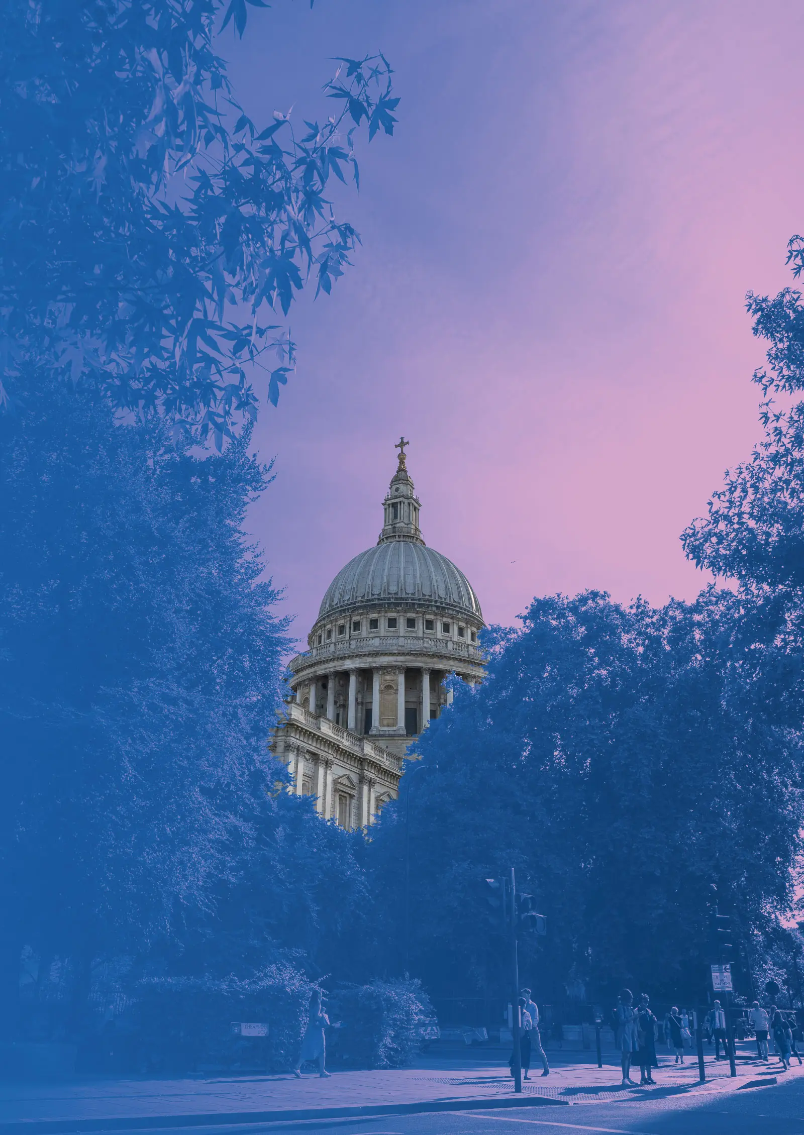 St Paul's Cathedral and City of London skyline