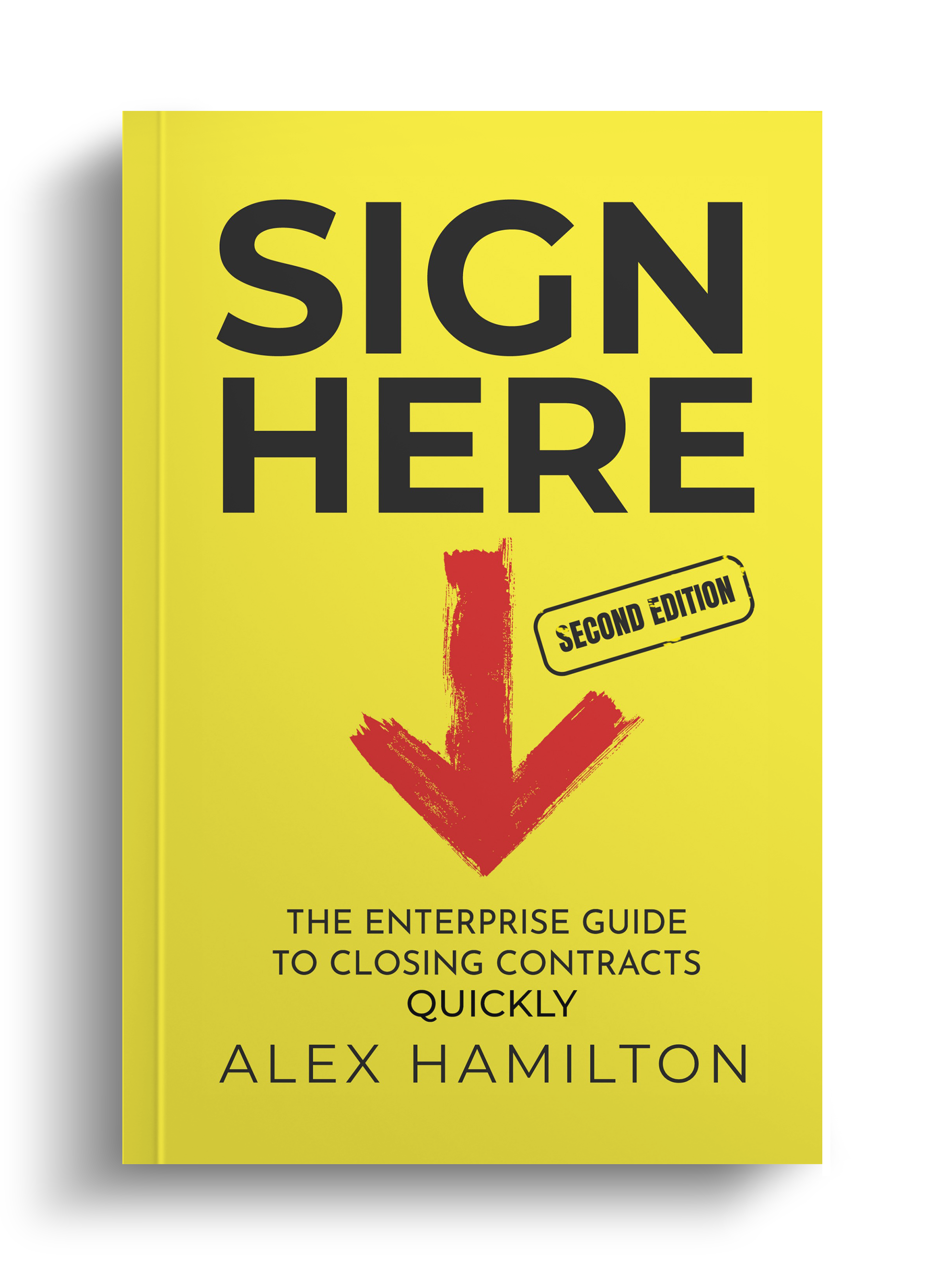 Sign Here by Alex Hamilton, paperback book cover