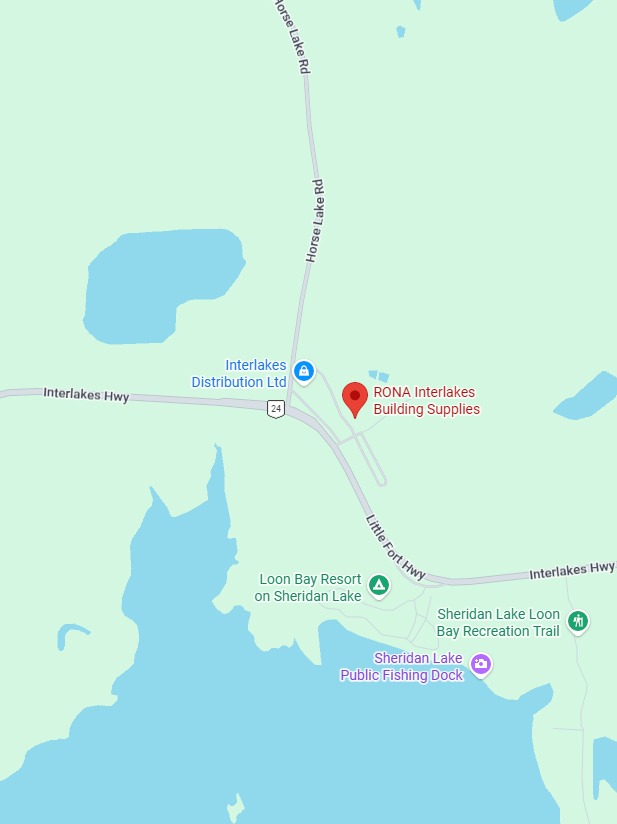 Photo of map showing Interlakes Building Supplies