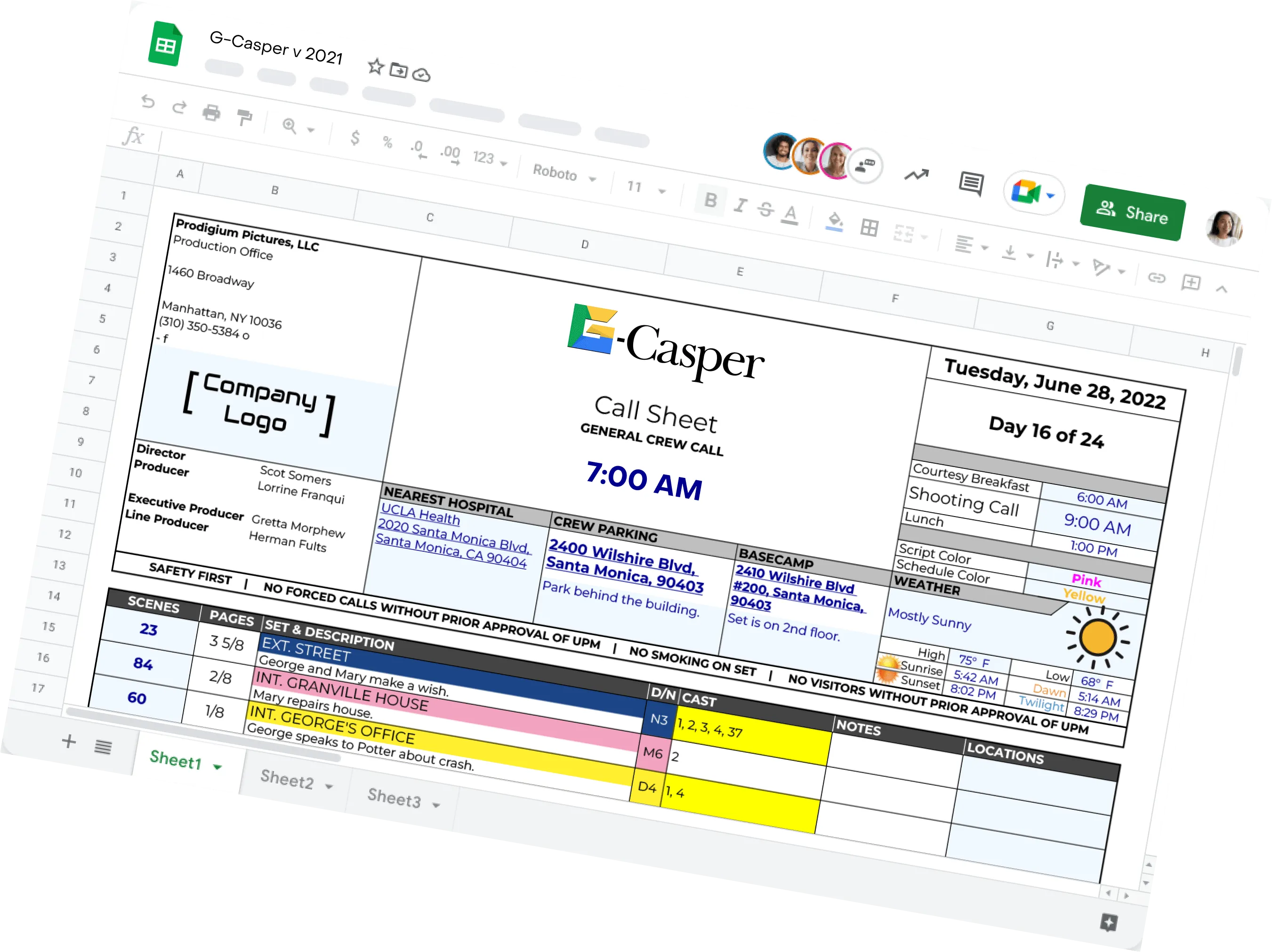 G-Casper Table