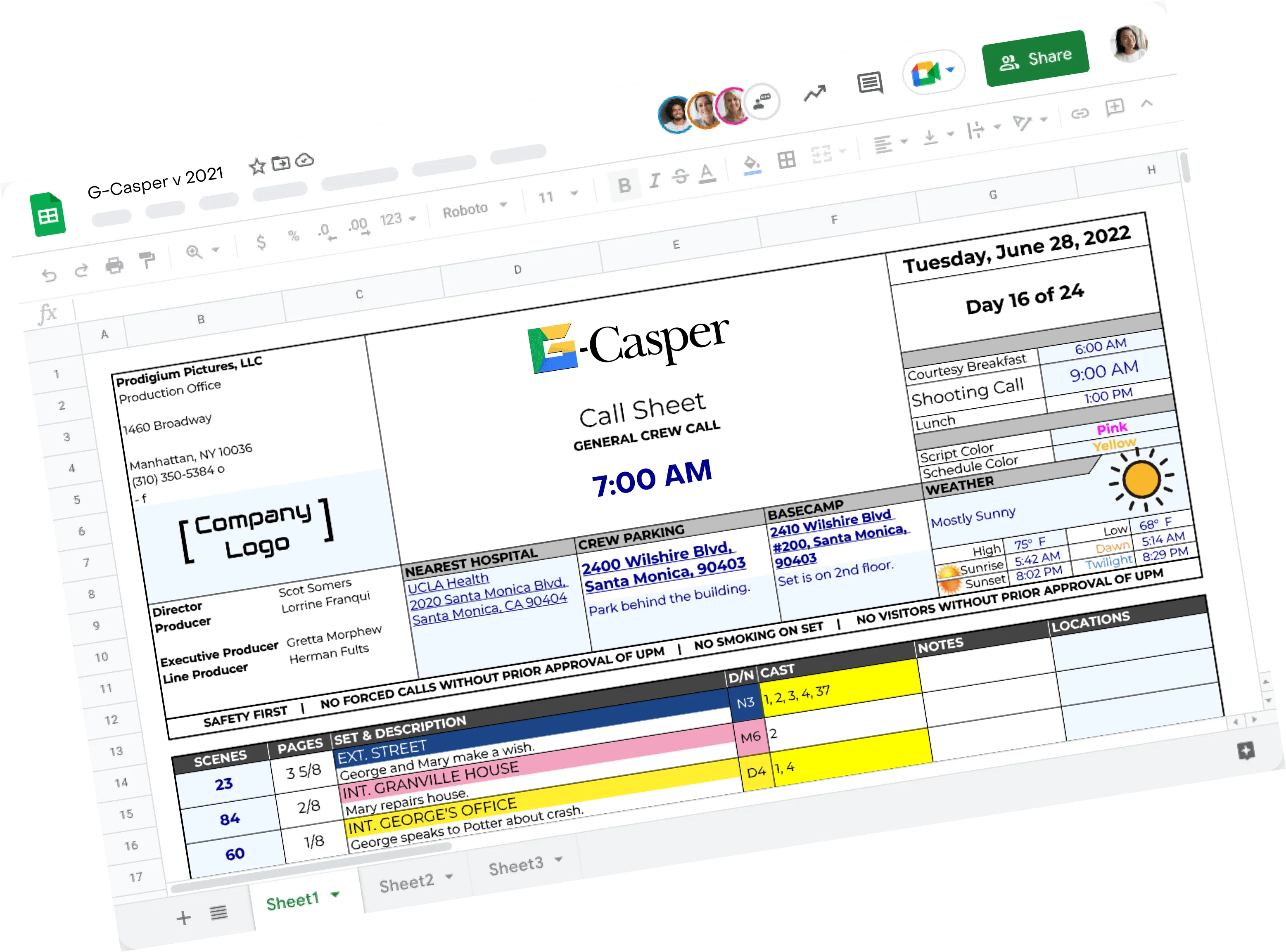 G-Casper Table