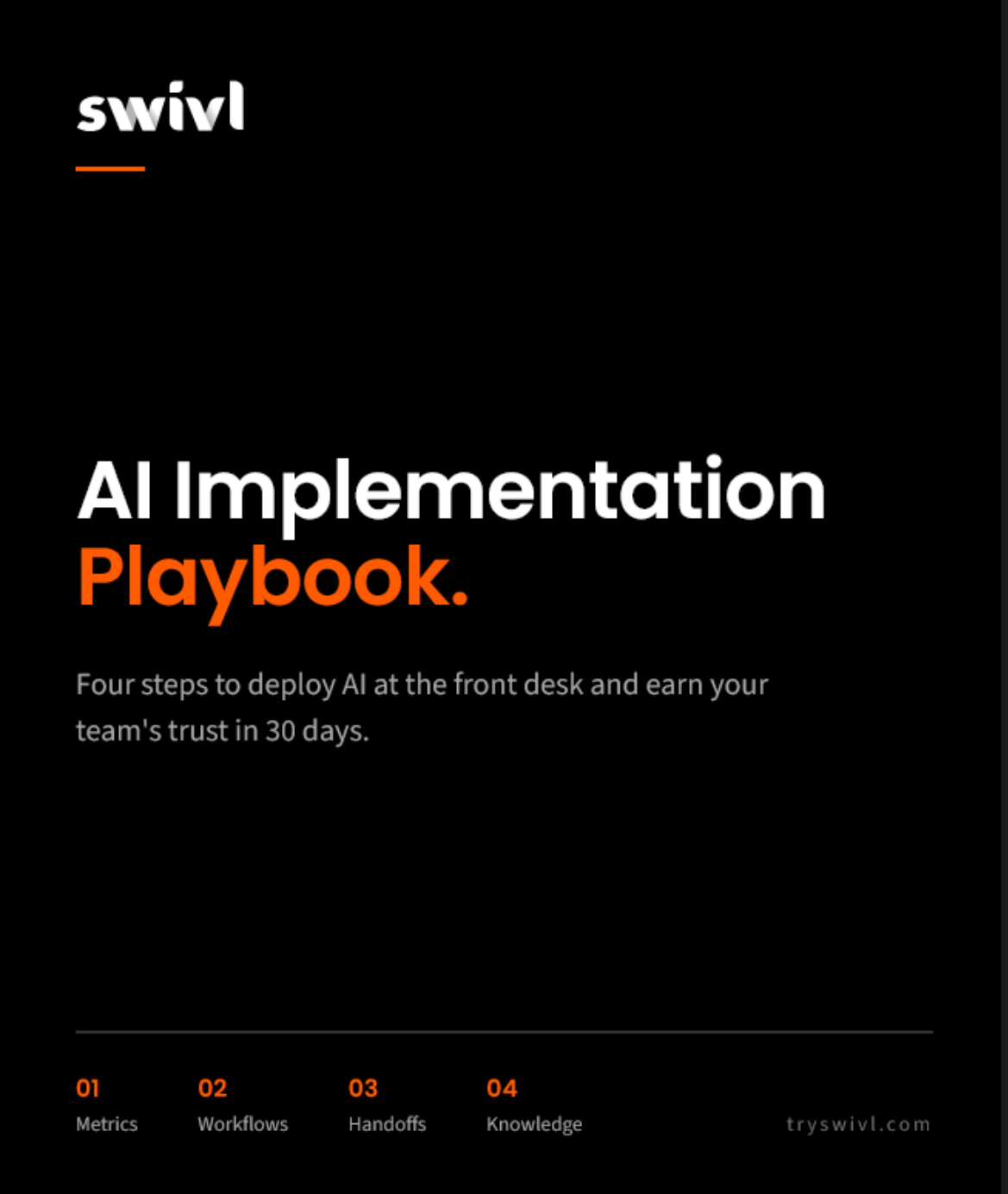 AI Implementation Playbook cover