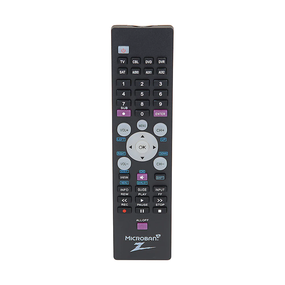 Eight Device Universal Remote with Microban® Technology