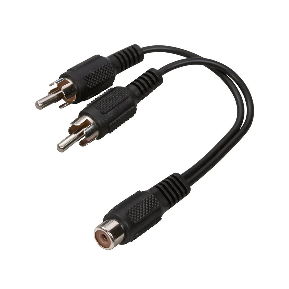 RCAF to 2 RCA Y-Cable