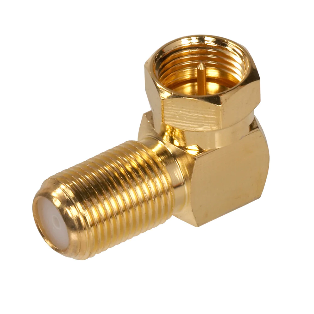 Right Angle Coax F Connector, 1 Piece