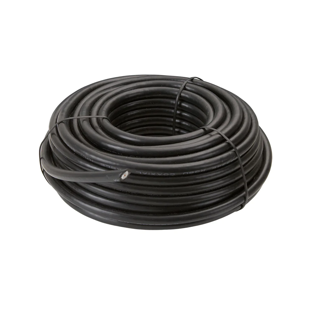 Premium RG6 Quad Shield Coaxial Cable with No Ends