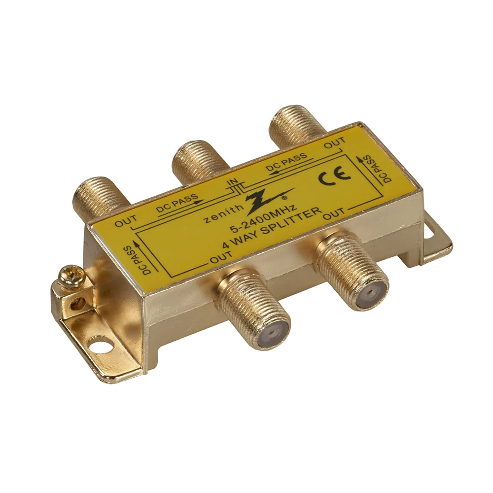 Four Way Coax Splitter