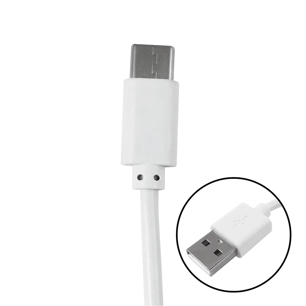 USB C to USB Cable, White