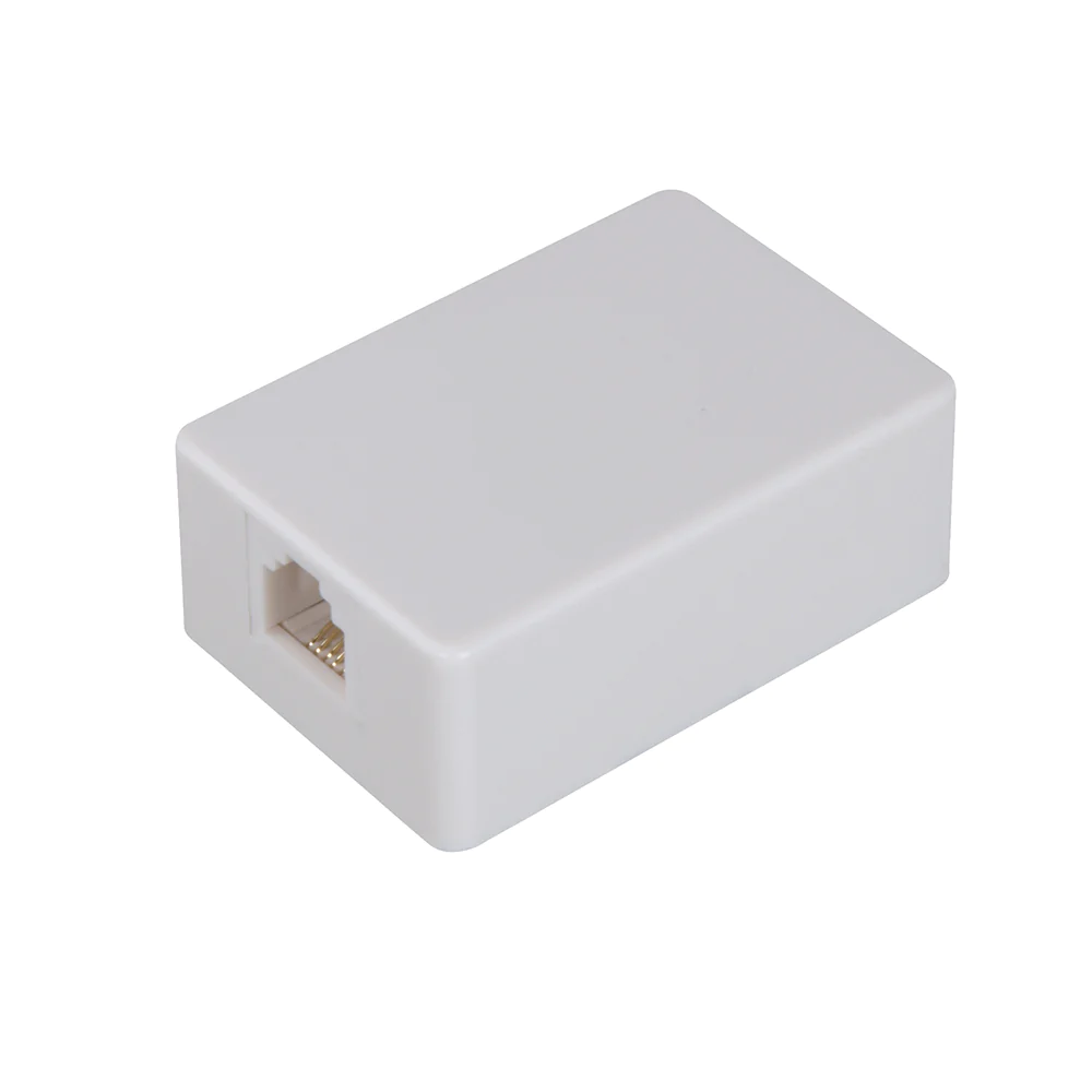 Ethernet Surface Mount Jack, White