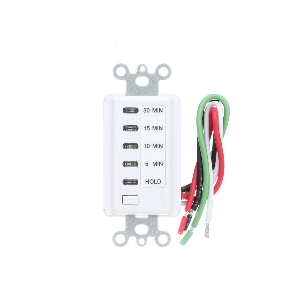 Indoor Wire-In Digital Countdown Timers White