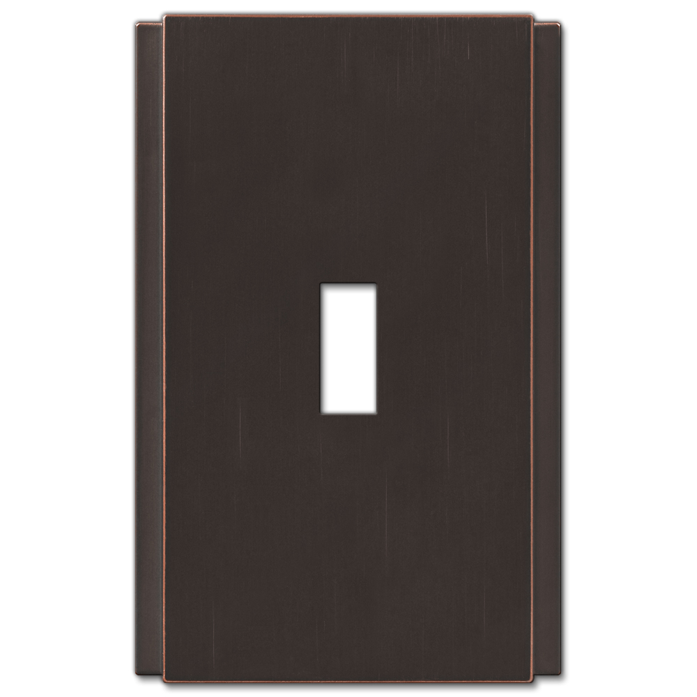 Zen Screwless Aged Bronze Wallplates