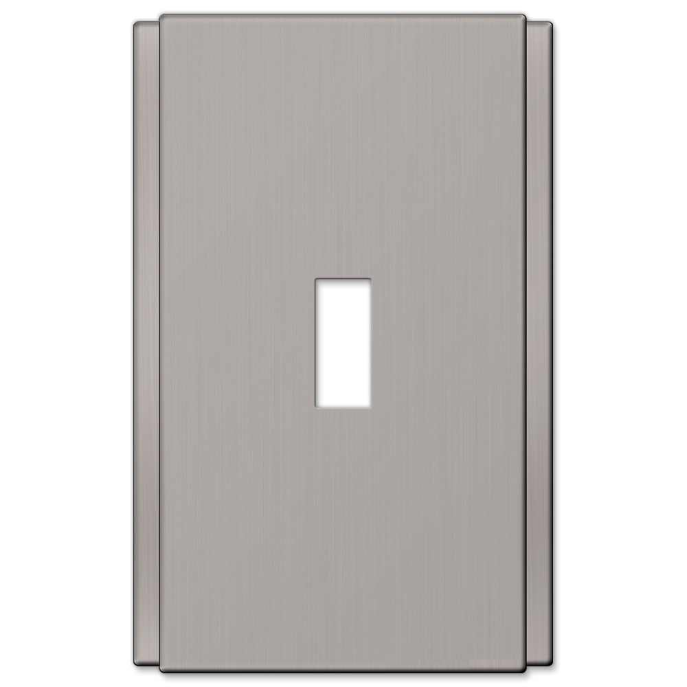 Zen Screwless Brushed Nickel Wallplates