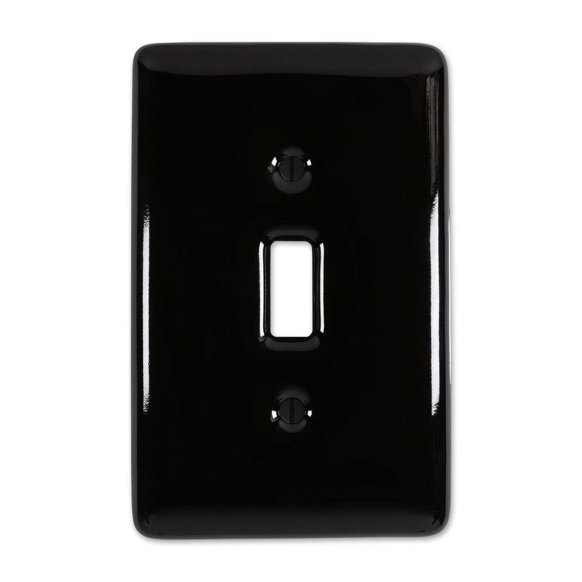 Metro Black Ceramic Wallplates