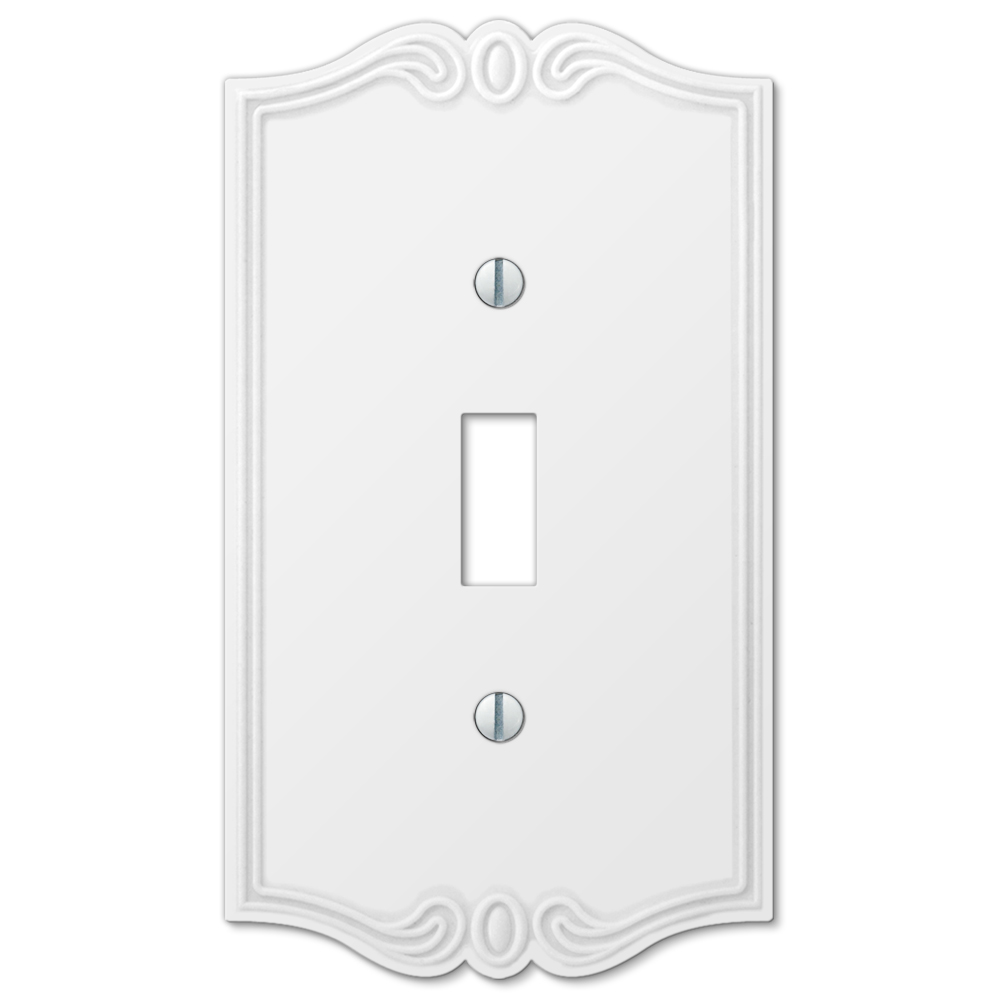 Charleston White Wallplates