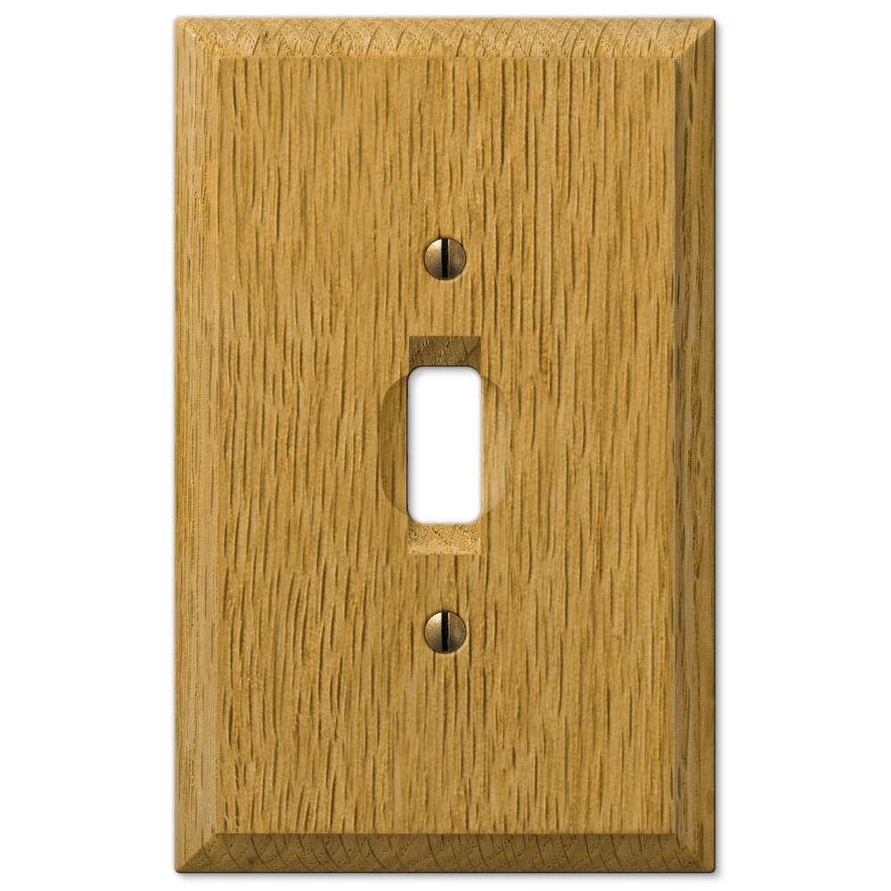 Carson Light Finished Oak Wallplates