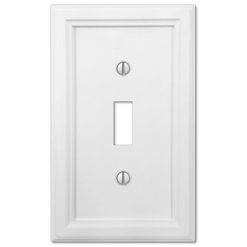 Elly White Wood Wallplates