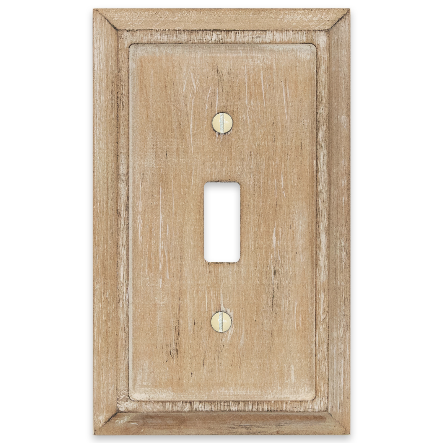 Dawson Weathered White Wood Wallplates