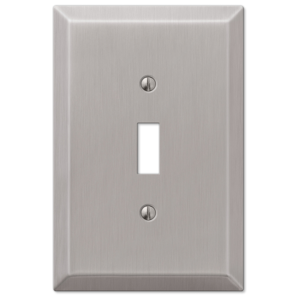 Oversized Brushed Nickel Wallplate