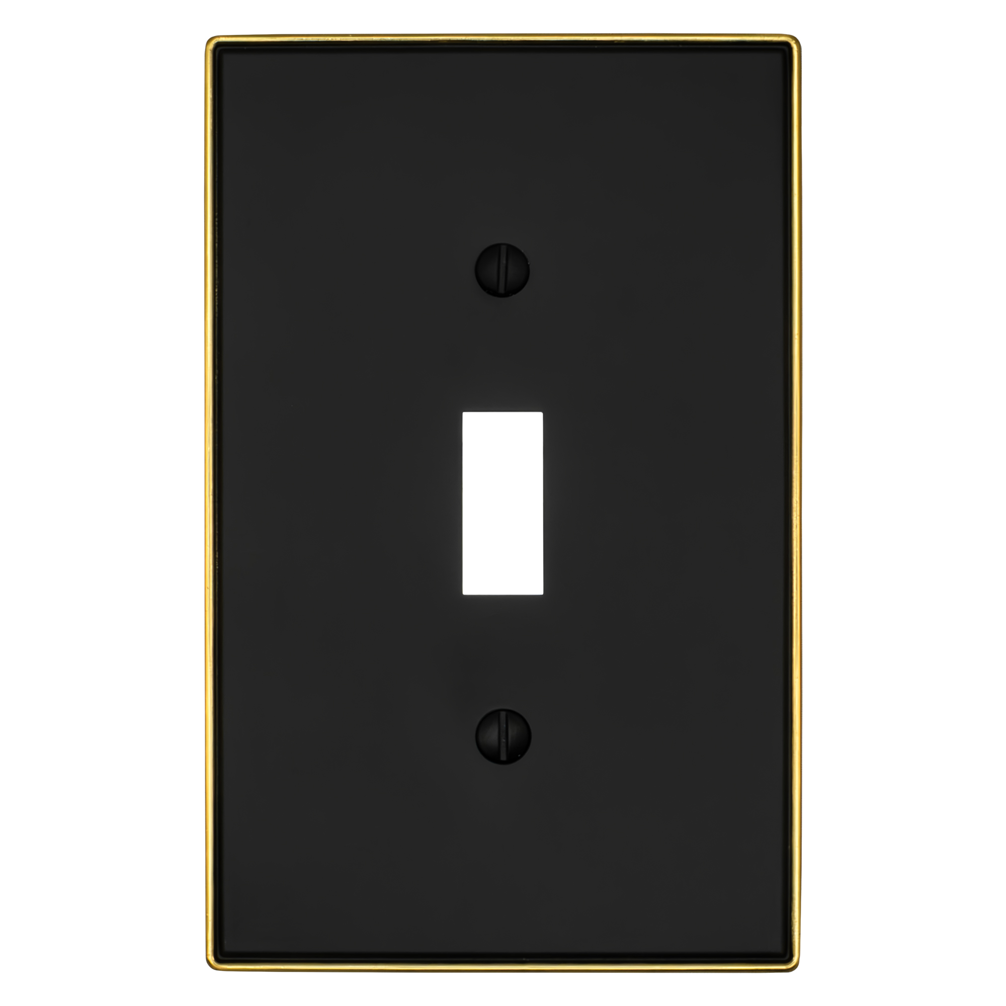 Halle Matte Black Champagne Bronze Wallplates