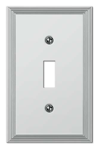 Metro Line Polished Chrome Wallplates