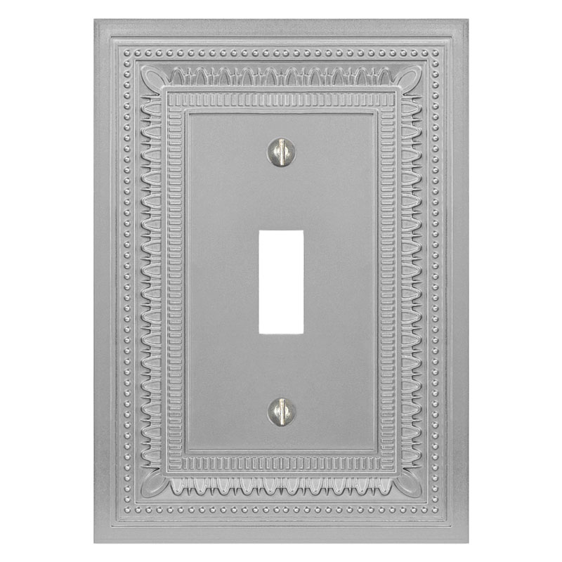 Filigree Border Satin Nickel Wallplates