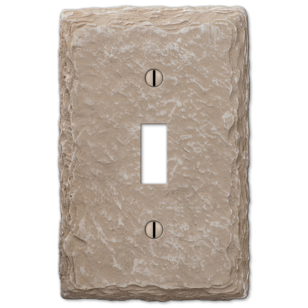 Faux Slate Almond Wallplates