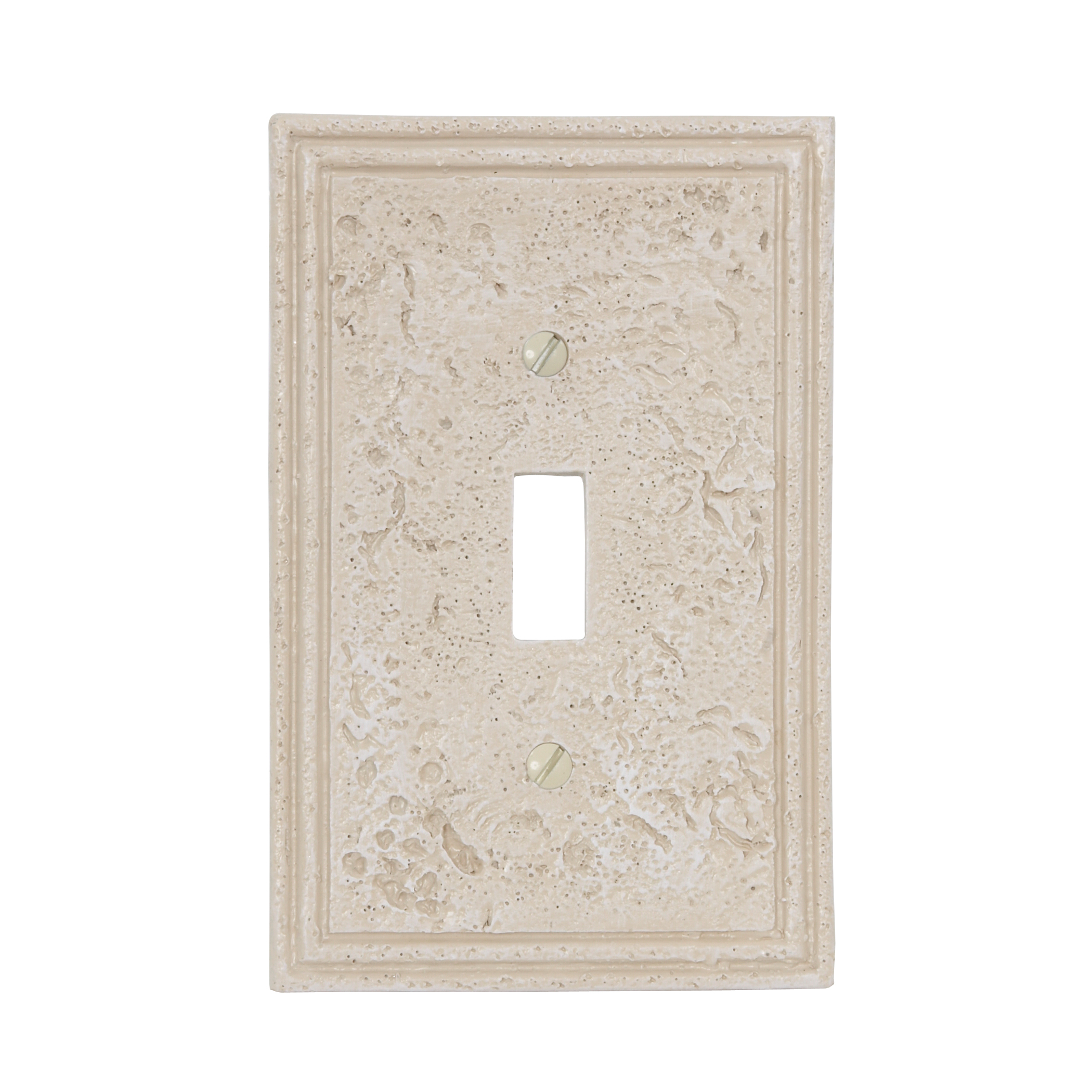 Texture Stone Almond Wallplates