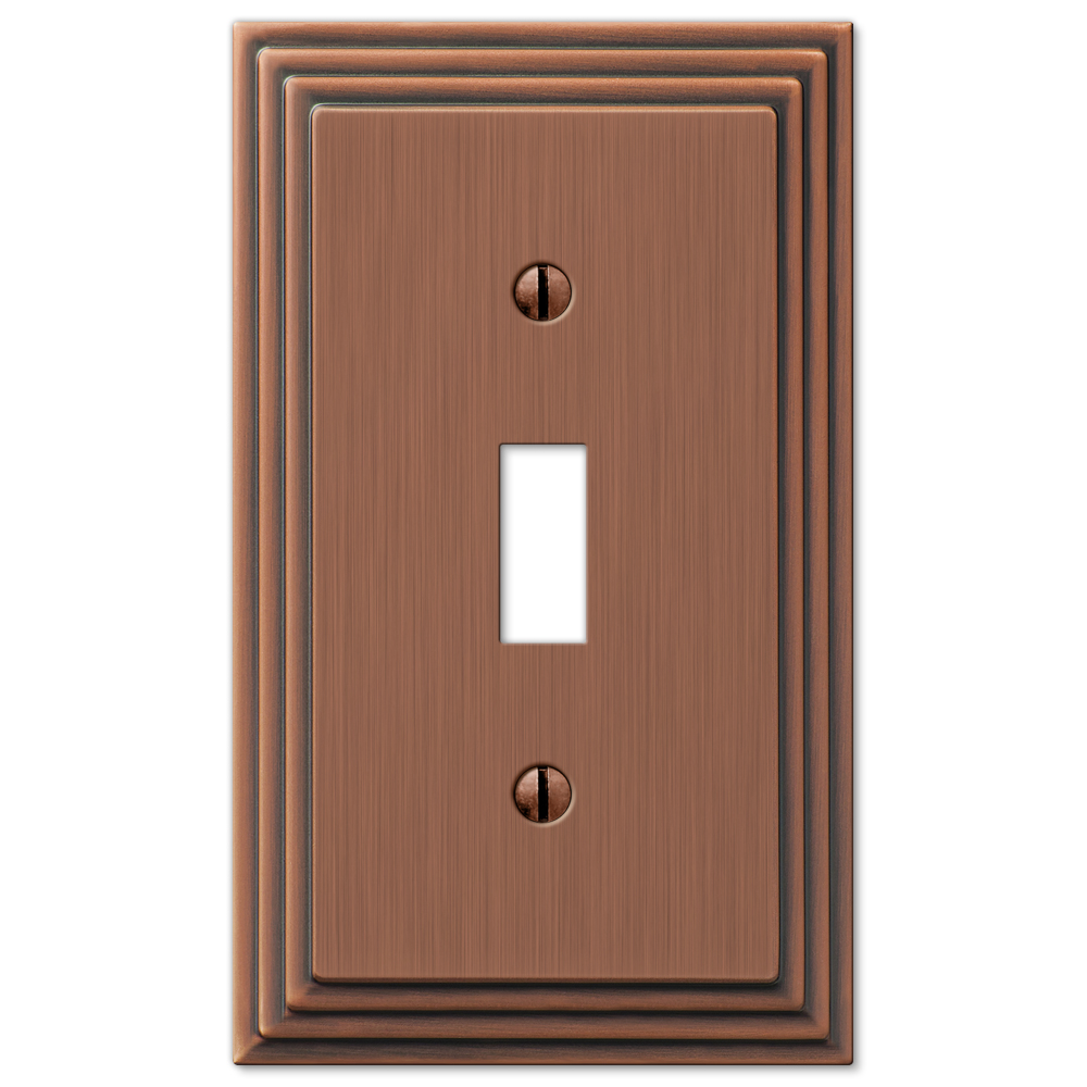 Steps Antique Copper Wallplates