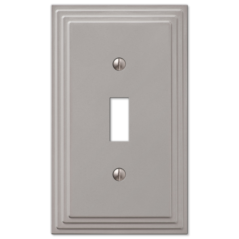 Steps Satin Nickel Wallplates
