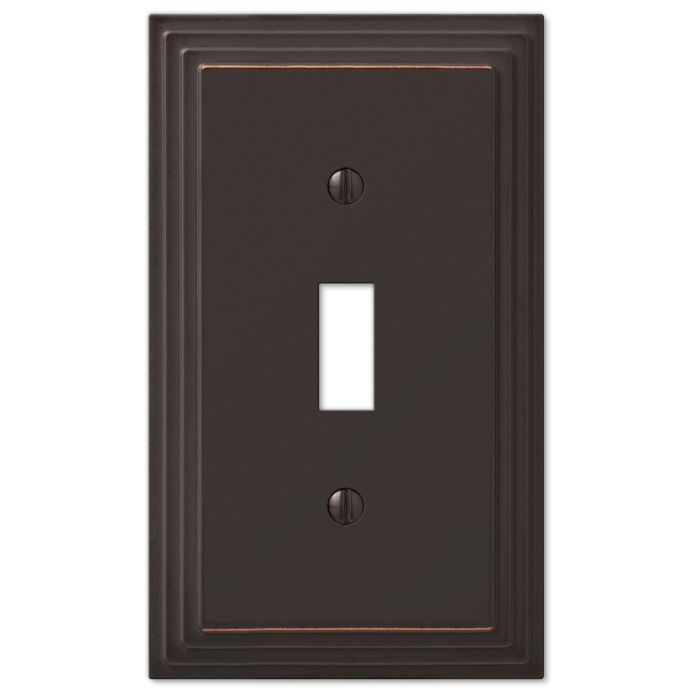 Steps Aged Bronze Wallplates