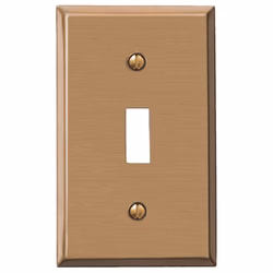 Edwardian Brushed Bronze Wallplates