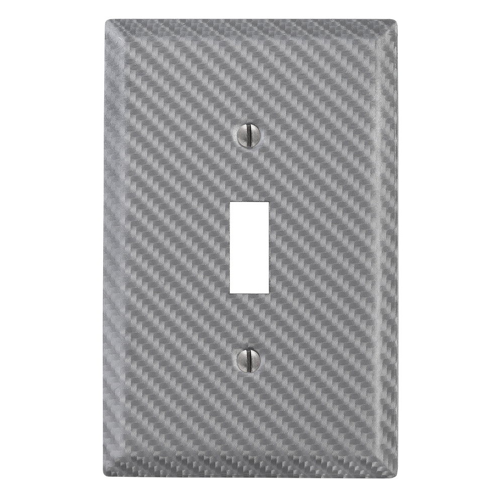 Carbon Fiber Silver Wallplates