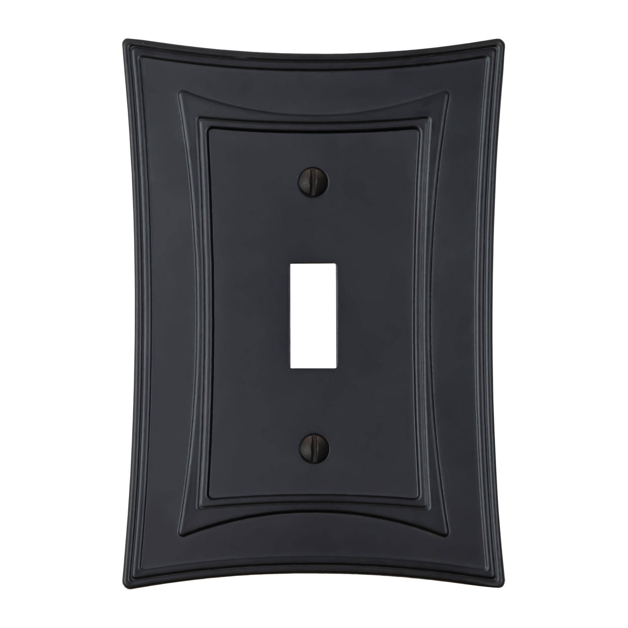 Modern Biba Matte Black Wallplates