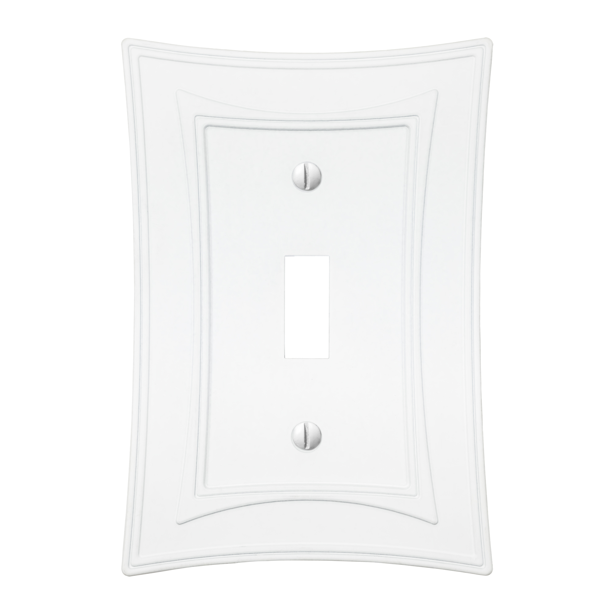 Modern Biba Matte White Wallplates