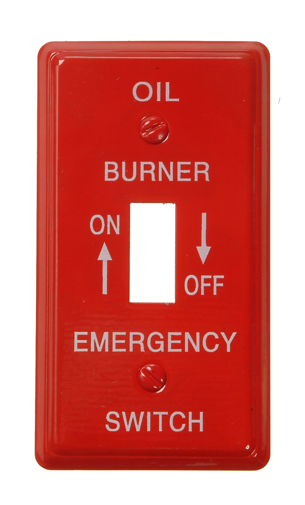 Pro Red Oil Burner Wallplate