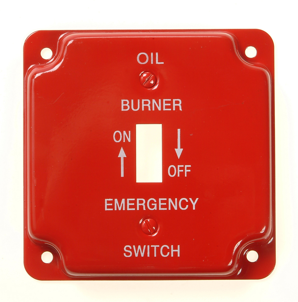 Pro Red Oil Burner Wallplate