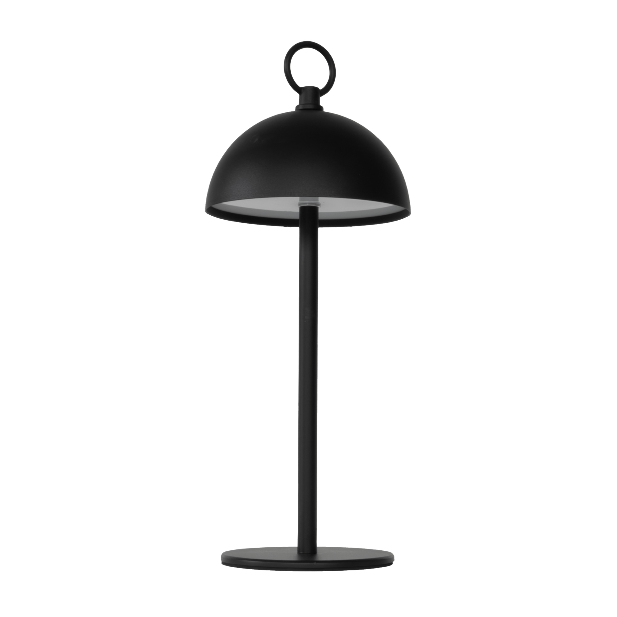 Branson Matte Black Rechargeable Table Lamp