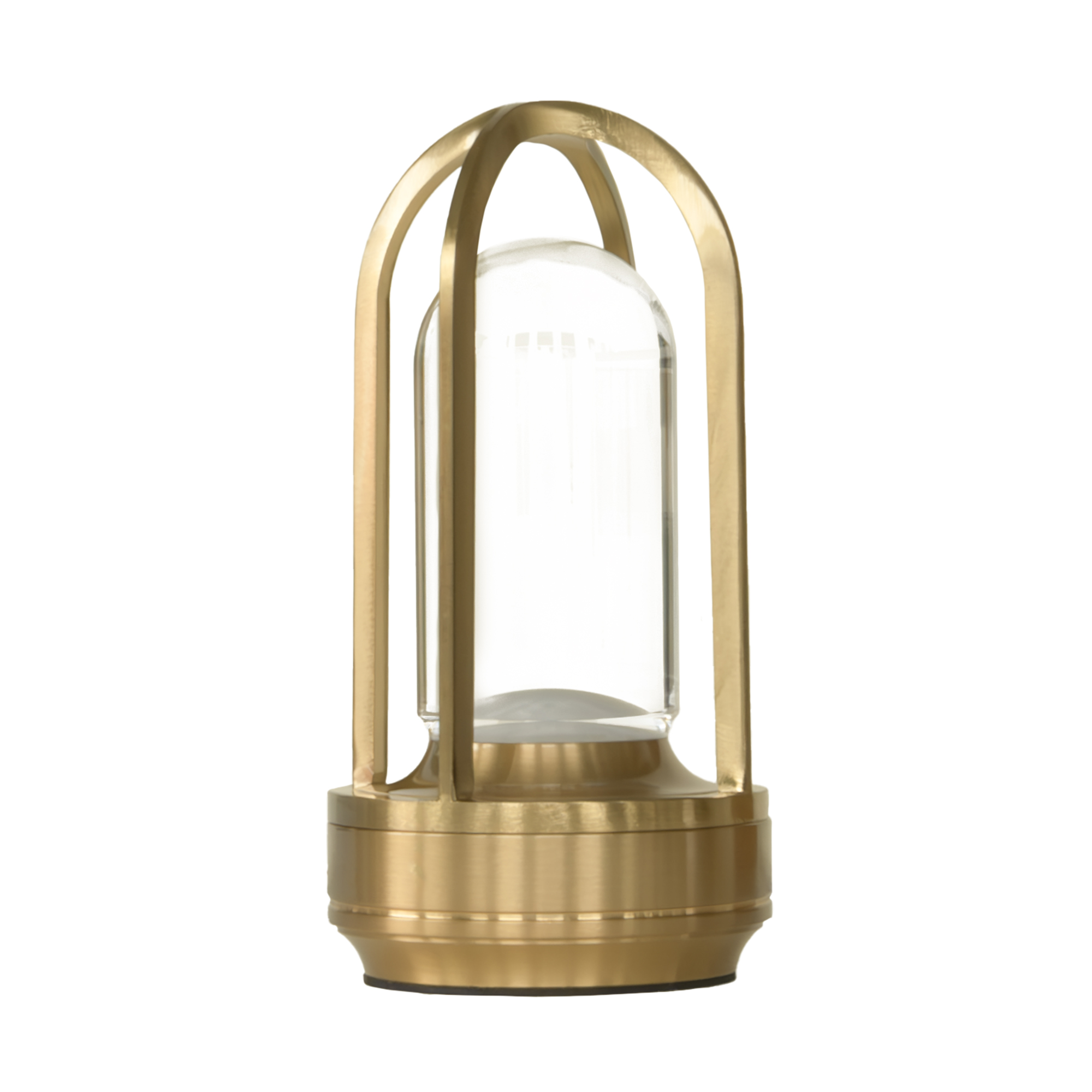 Bristol Satin Gold Rechargeable Table Lamp
