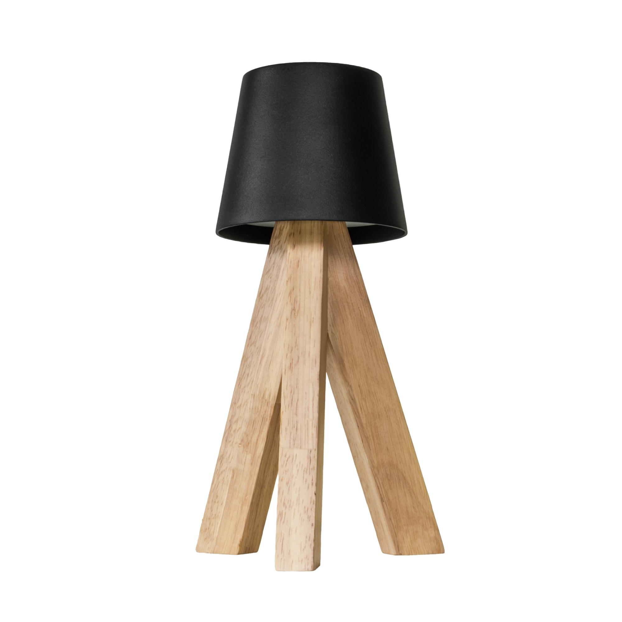 Bailey Matte Black Rechargeable Table Lamp