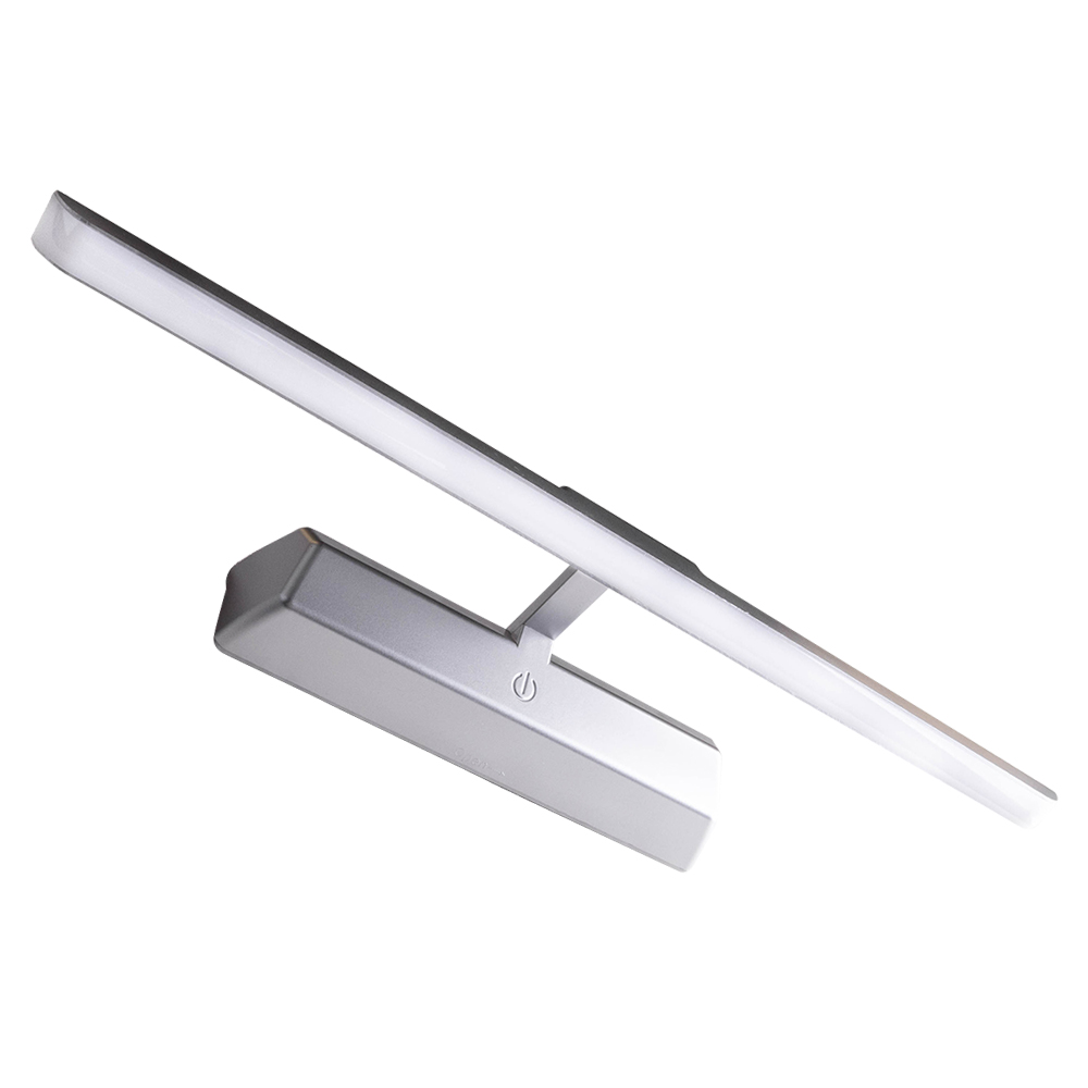 16" Decorative Satin Nickel Picture Light