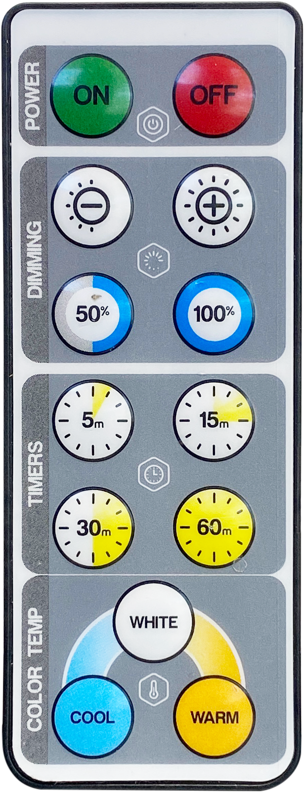 Adjustable White Light Remote