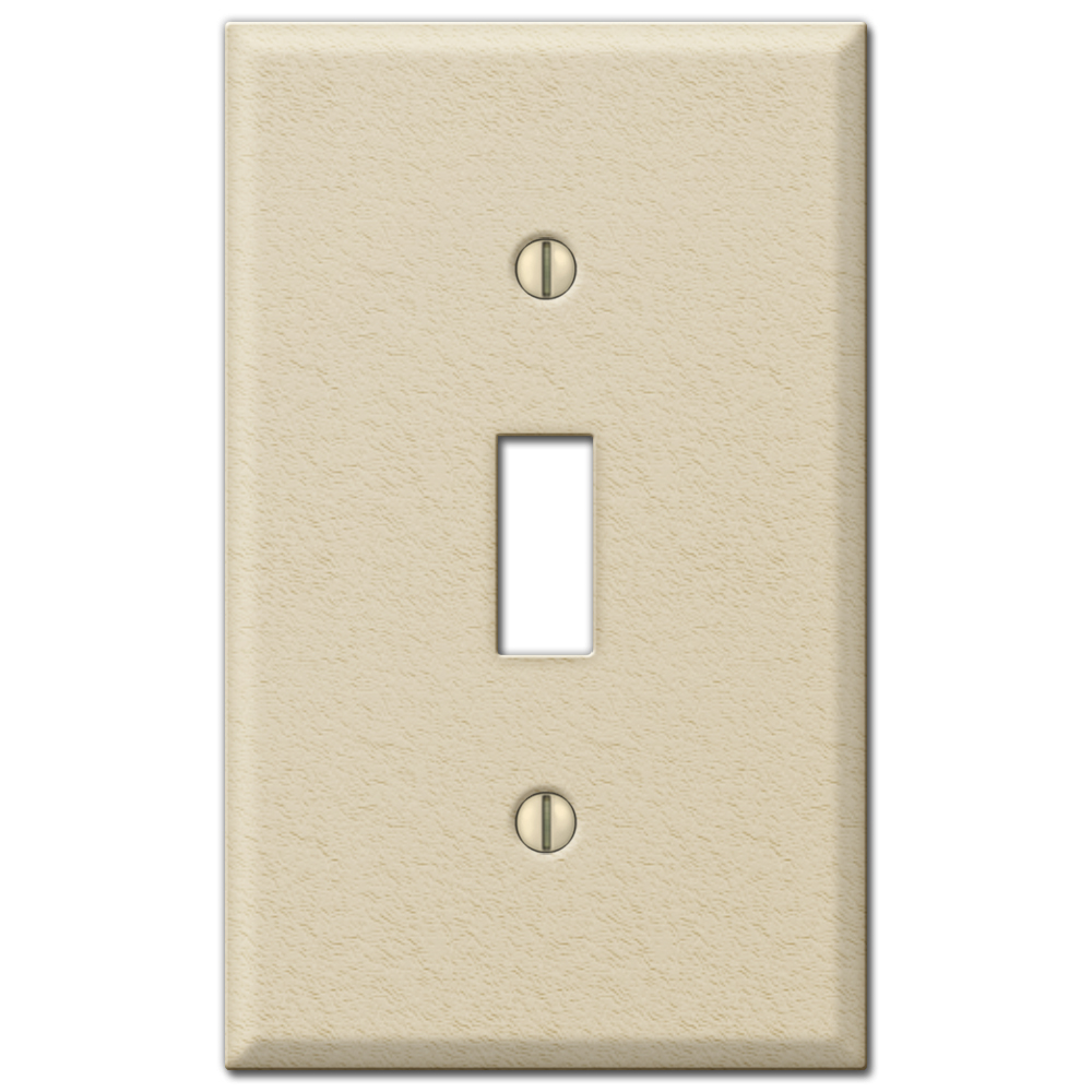 Pro Ivory Wrinkle Wallplate