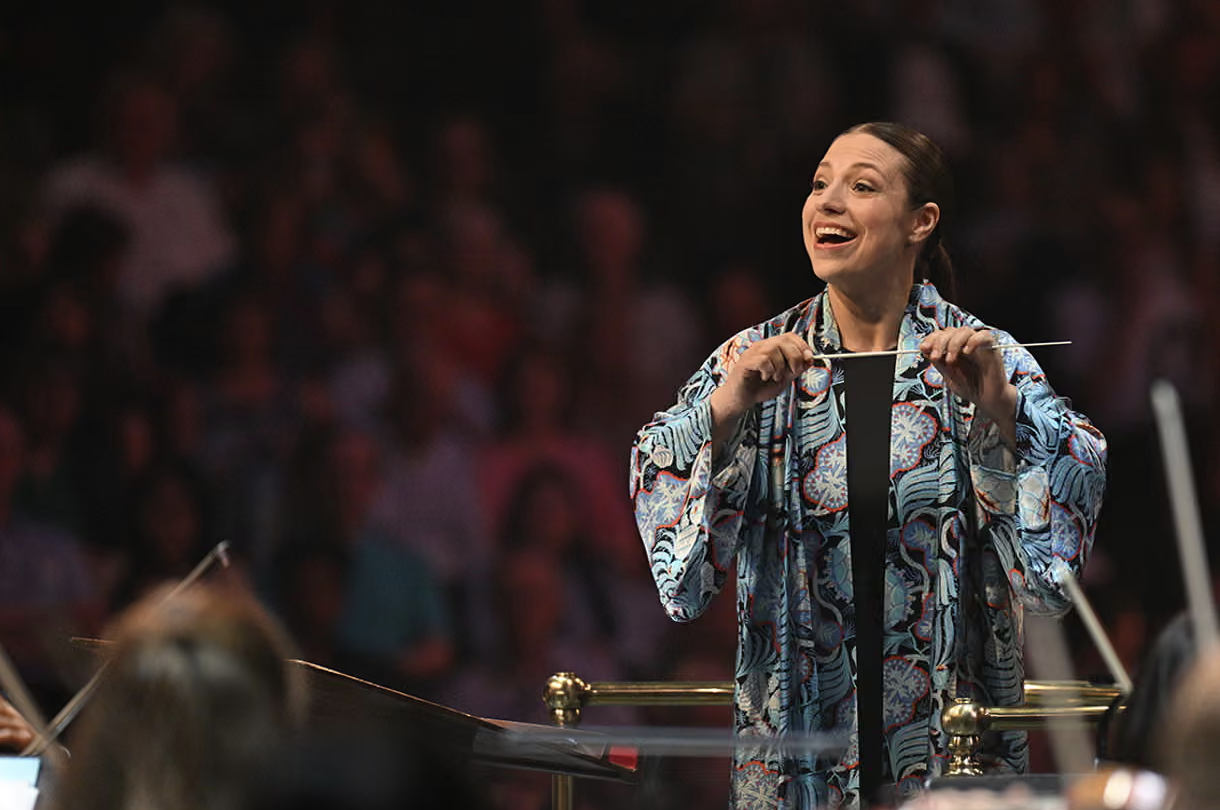 First Night of the Proms review – 250th anniversary of US independence takes centre stage