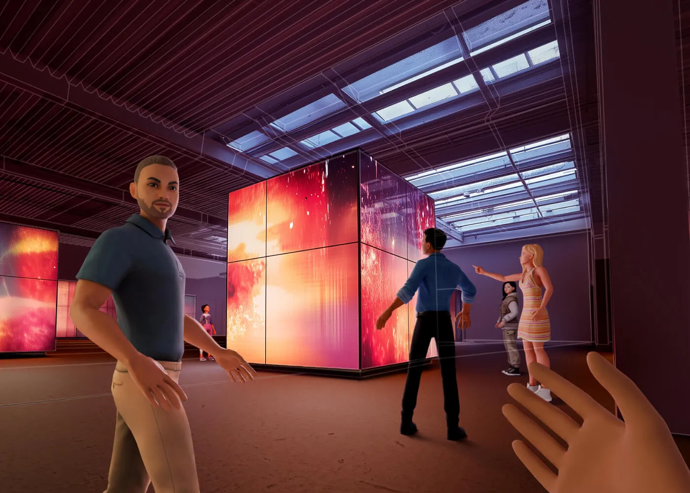 Streamline Video Visualization with Screen Space VR
