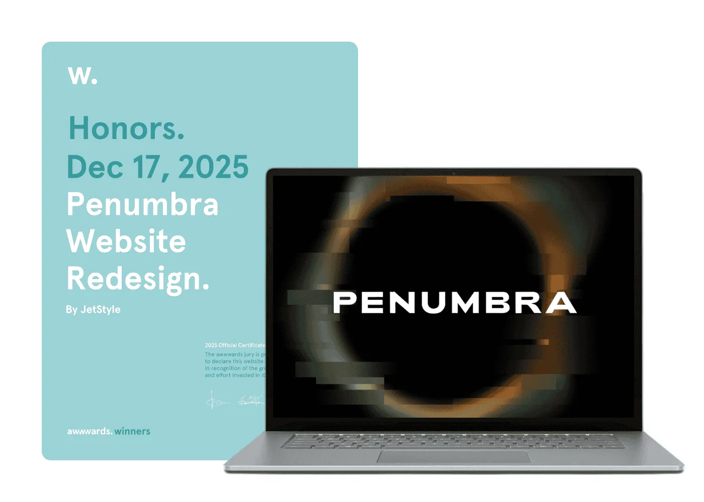 Penumbra Website Redesign Wins Awwwards Honorable Mention | JetStyle
