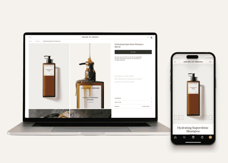 House of Horani E-commerce Website Design & Development | JetStyle Case Study