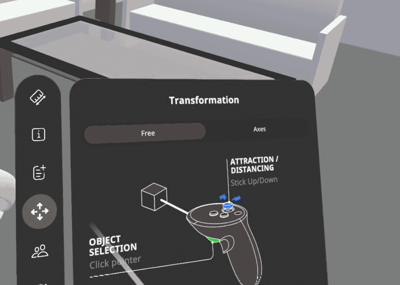 BIM VR Update: Improved Object Transform & Free Move Mode | JetStyle
