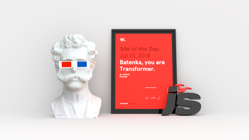 Site of the Day on Awwwards!