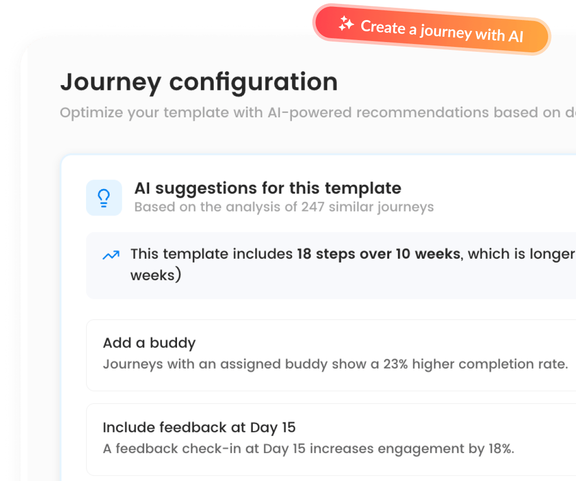 Liste éléments pour workflow onboarding