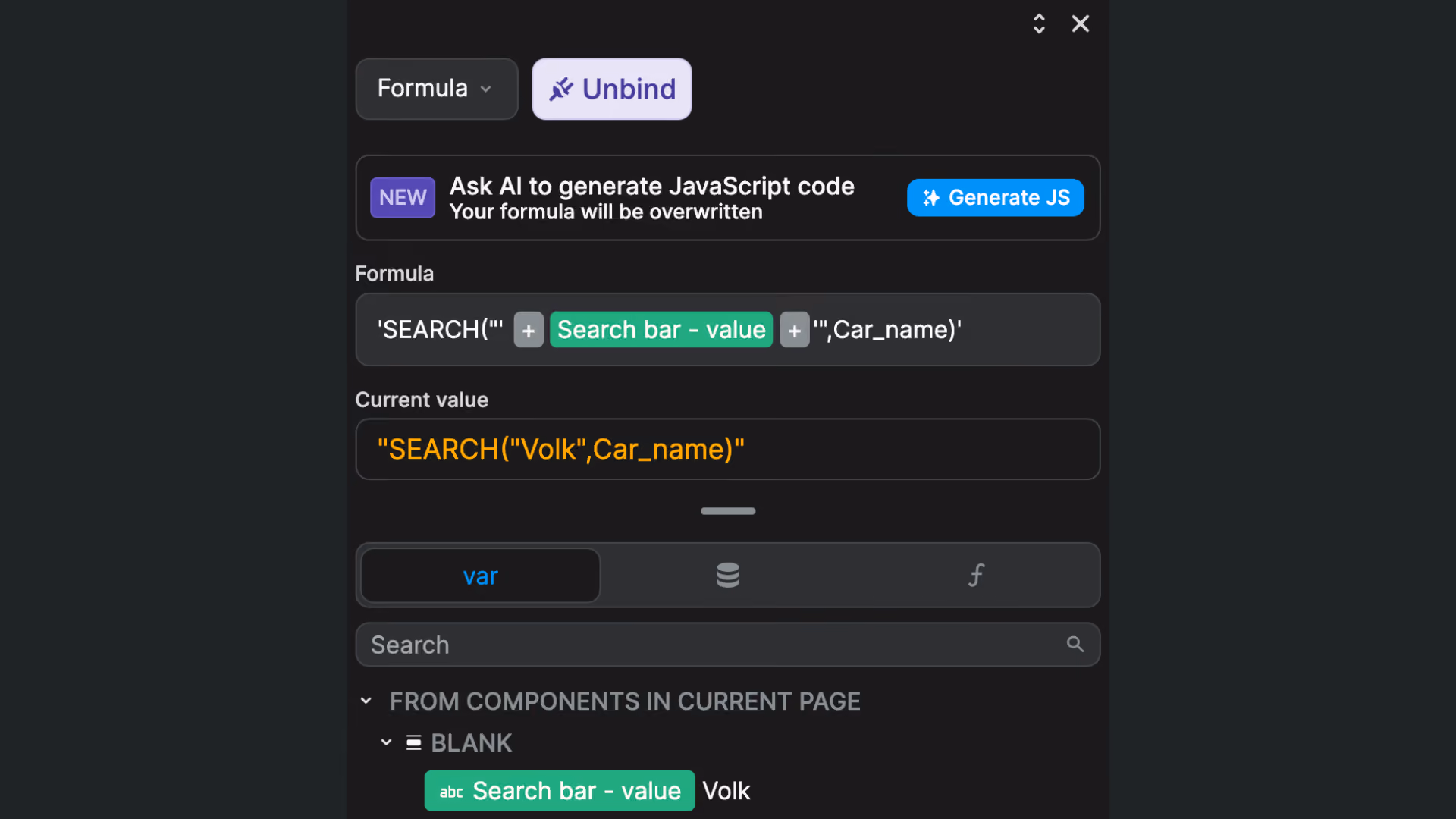 Filters by formula on Airtable collection